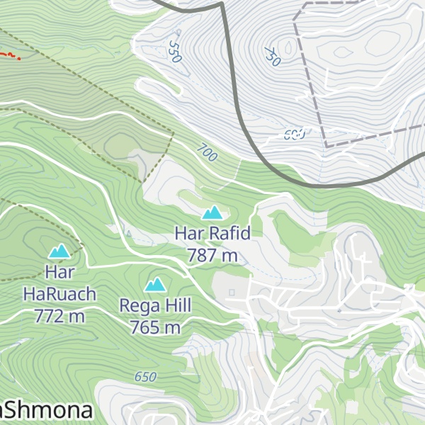 Map of Har Rafid