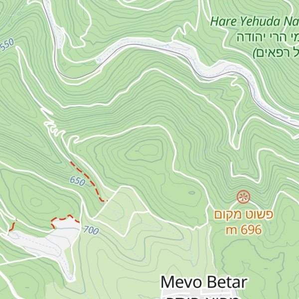 Map of Refaim Mt.