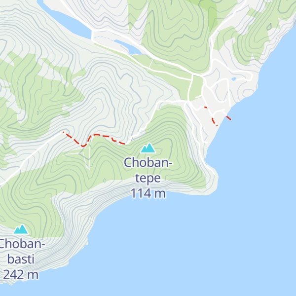 Map of Choban-tepe