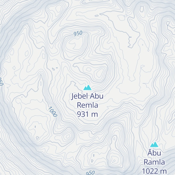 Map of Jebel Abu Remla