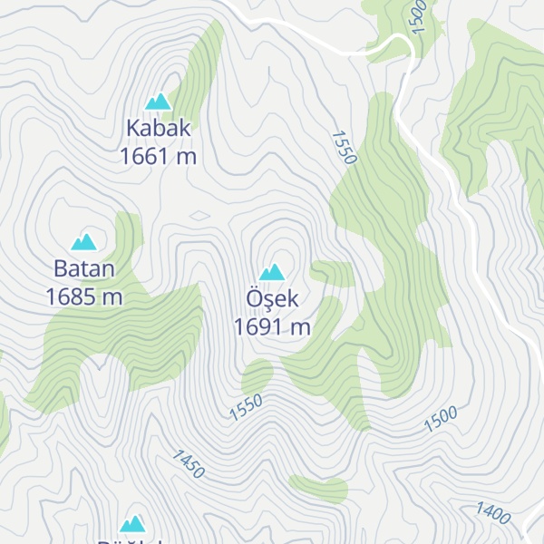 Map of Öşek