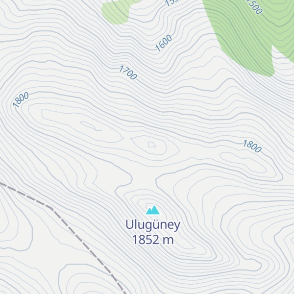 Map of Tekke Dağı