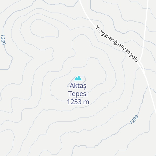 Map of Aktaş Tepesi