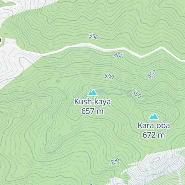 Map of Kush-kaya