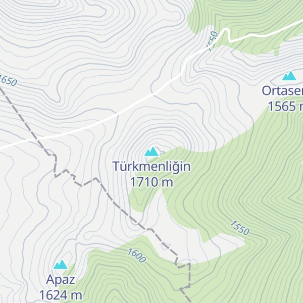 Map of Türkmenliğin