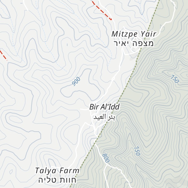 Map of Ra’s Bi’r al ‘Idd