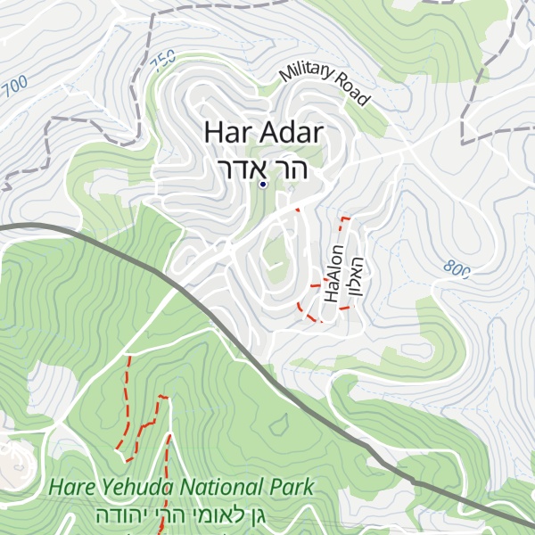Map of The Radar hill