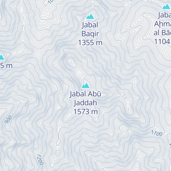 Map of Jabal Abū Jaddah