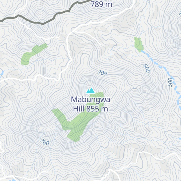Map of Mabungwa Hill