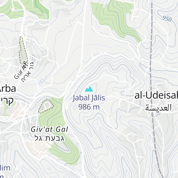 Map of Jabal Jālis