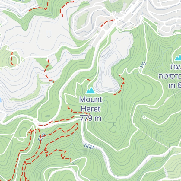 Map of Mount Heret