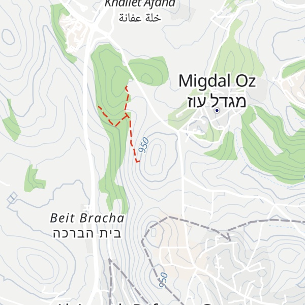 Map of Jabal Abū Sawdā’