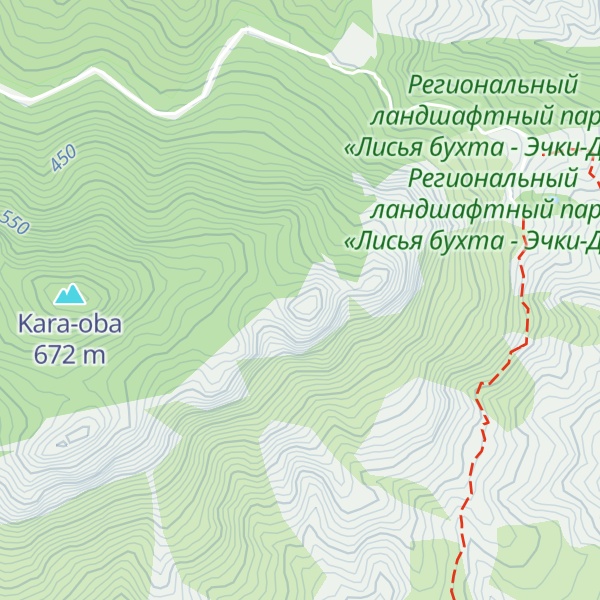 Map of Kokush-kaya