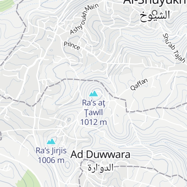 Map of Ra’s aţ Ţawīl