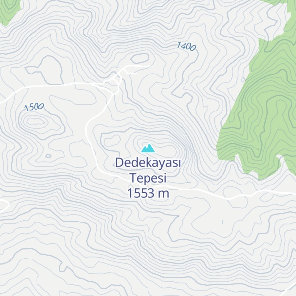 Map of Dedekayası Tepesi