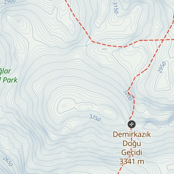 Map of Demirkazık