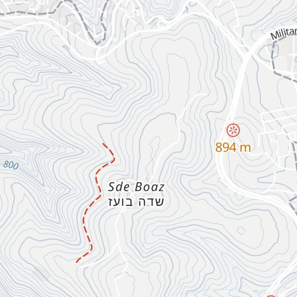 Map of Z̧ahr ad Dayr