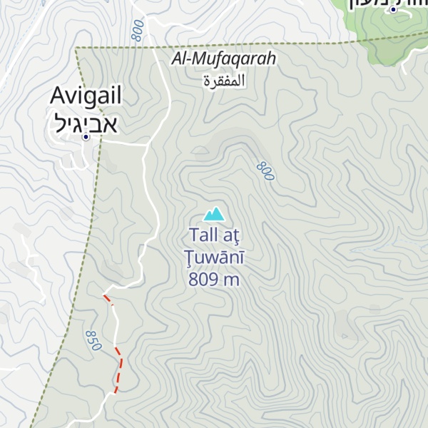 Map of Tall aţ Ţuwānī