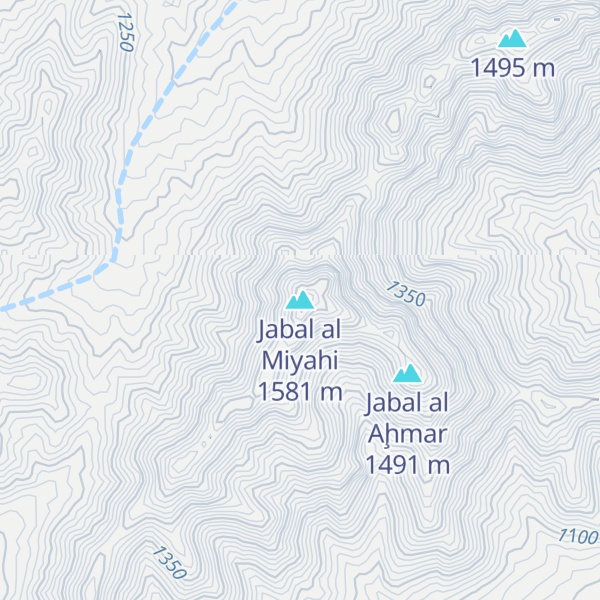 Map of Jabal al Miyahi