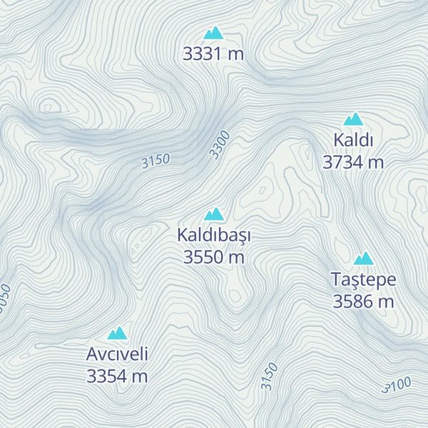 Map of Kaldıbaşı