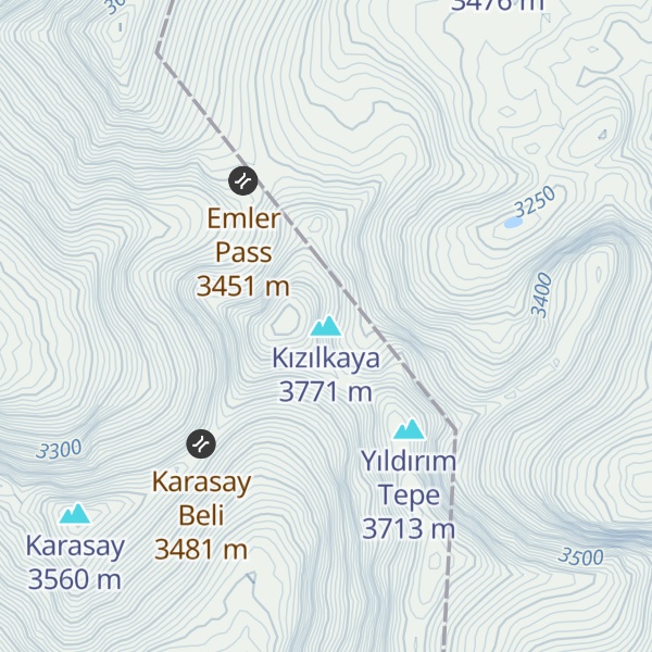 Map of Kızılkaya