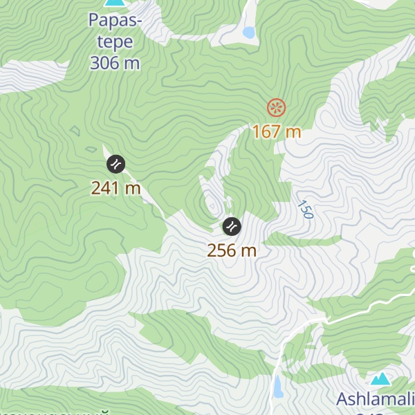 Map of Chukur-kaya