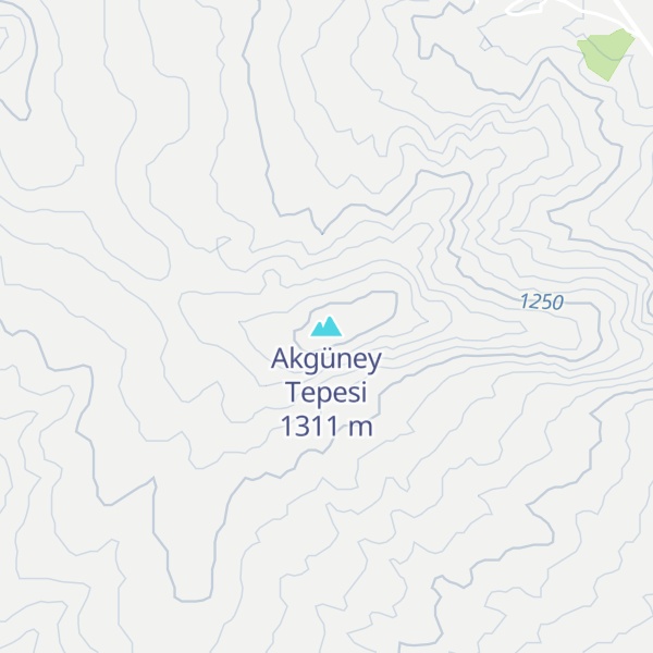 Map of Akgüney Tepesi