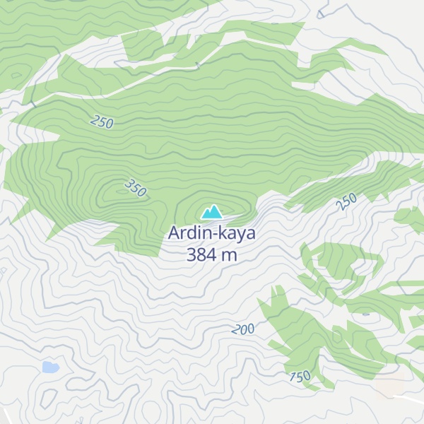 Map of Ardin-kaya
