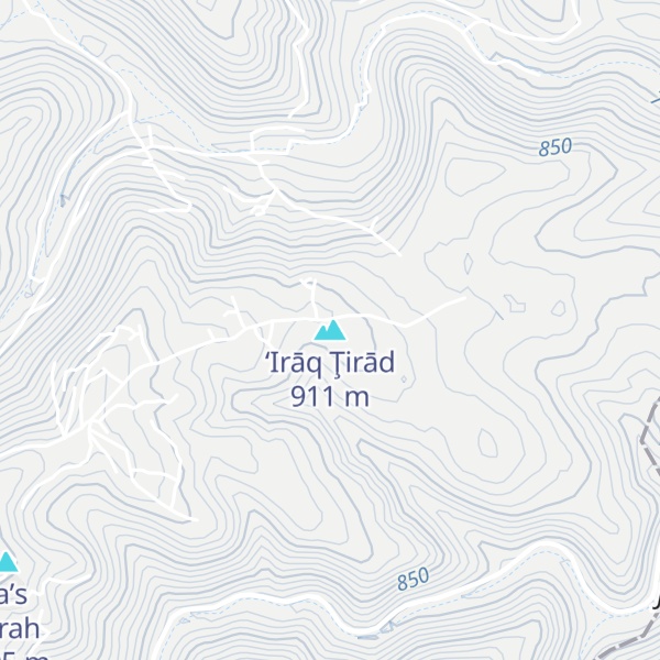 Map of ‘Irāq Ţirād