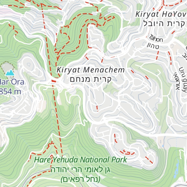 Map of רוגם גנים