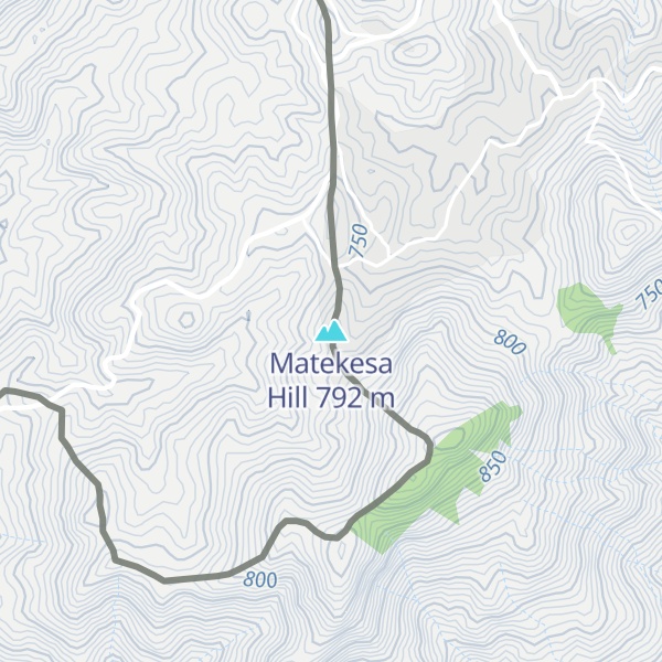 Map of Matekesa Hill