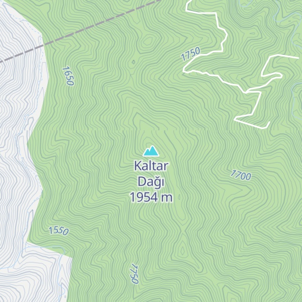 Map of Kaltar Dağı