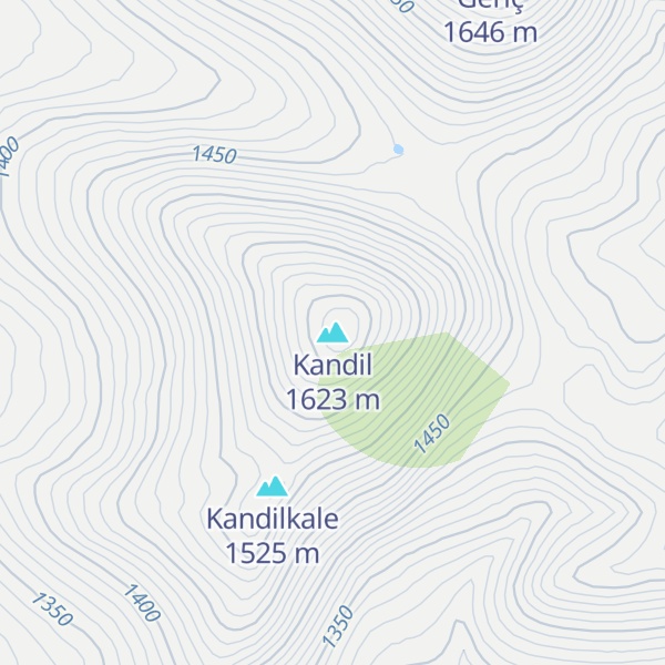 Map of Kandil