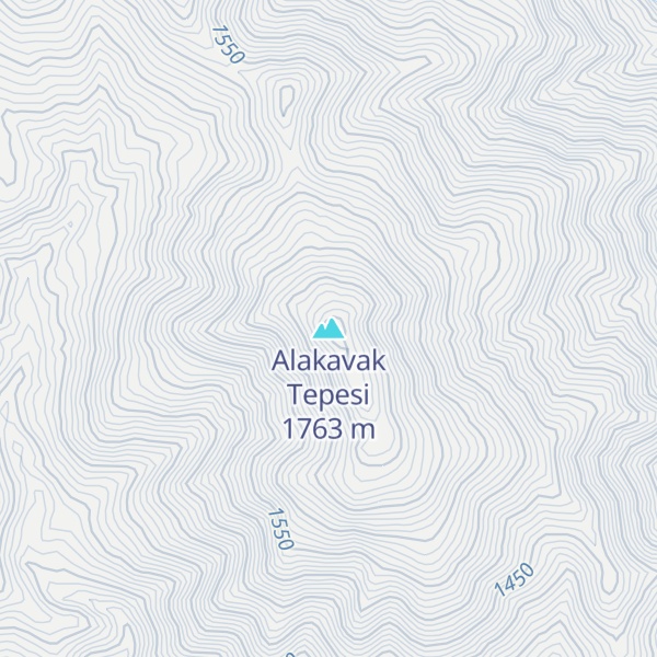 Map of Alakavak Tepesi