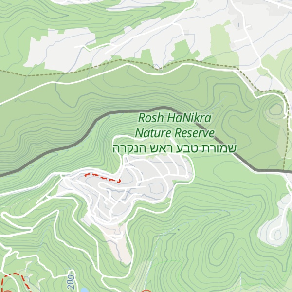 Map of Mizpe Hanita