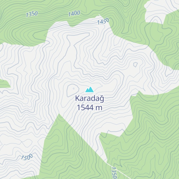 Map of Karadağ