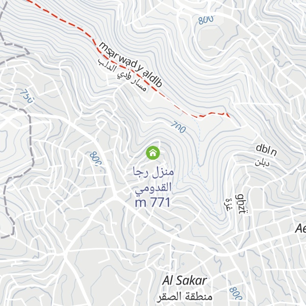 Map of منزل رجا القدومي