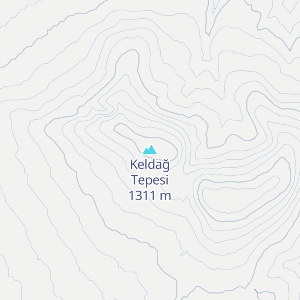 Map of Keldağ Tepesi