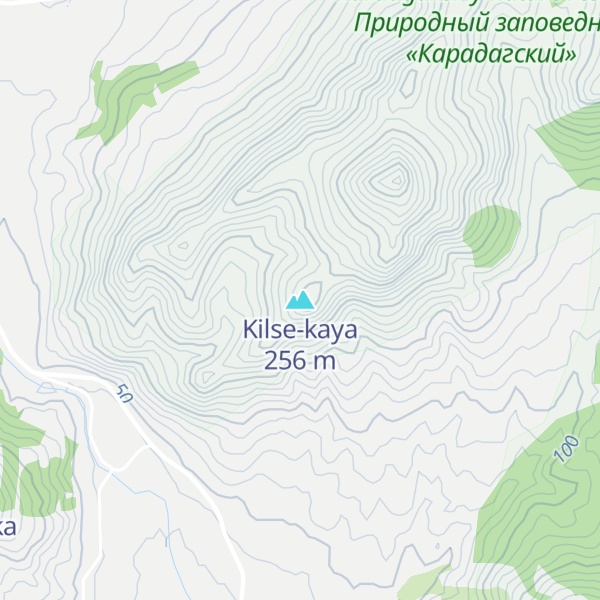 Map of Kilse-kaya