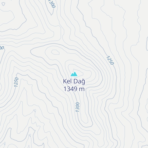 Map of Kel Dağ