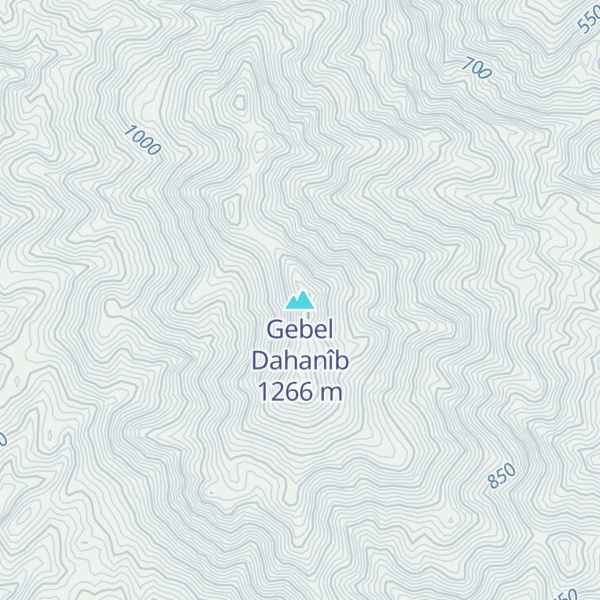 Map of Gebel Dahanîb