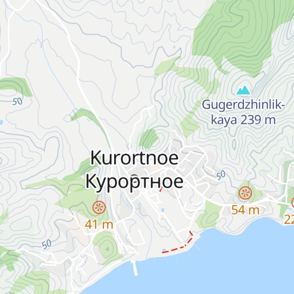 Map of Medovaya