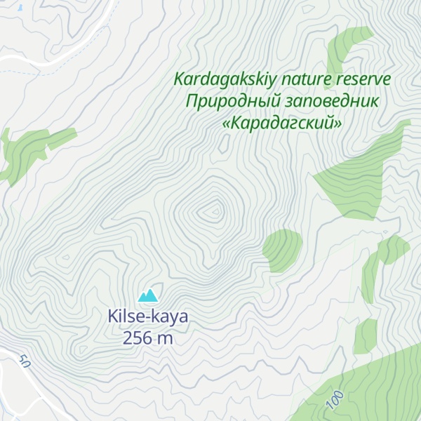 Map of Balali-kaya