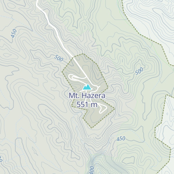 Map of Mt. Hazera