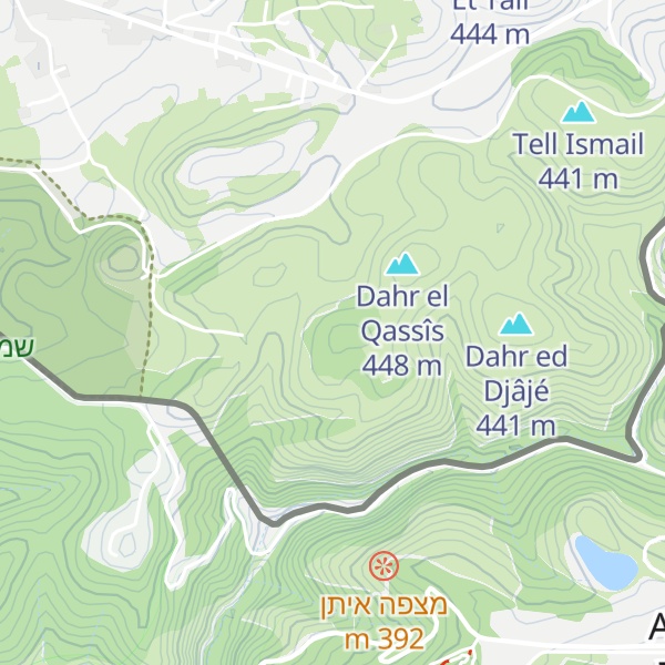 Map of Dahr el Irss