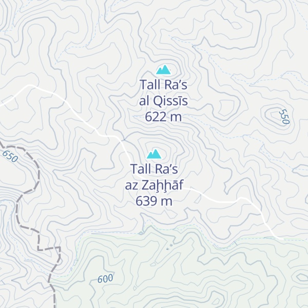 Map of Tall Ra’s az Zaḩḩāf