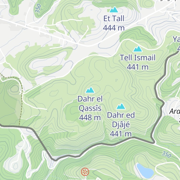 Map of Dahr el Qassîs
