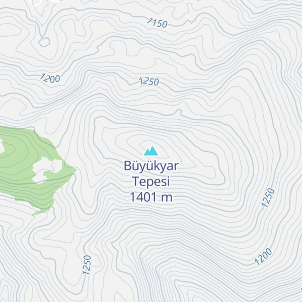 Map of Büyükyar Tepesi