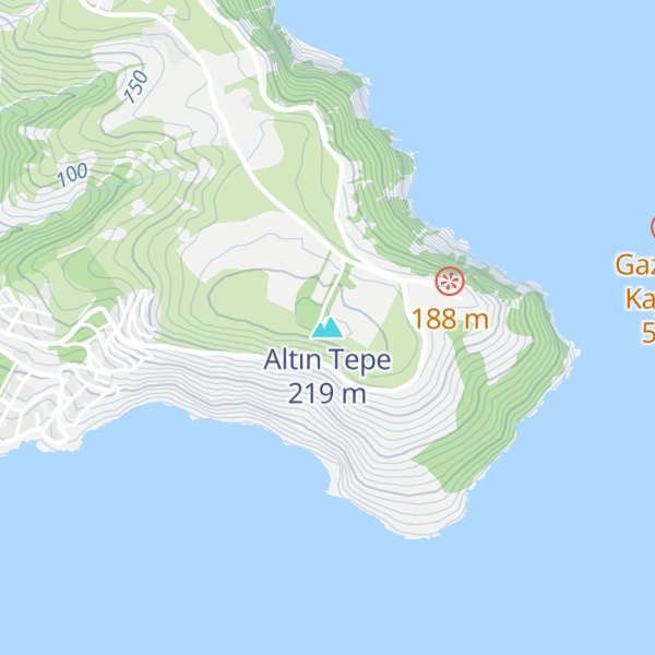 Map of Altın Tepe