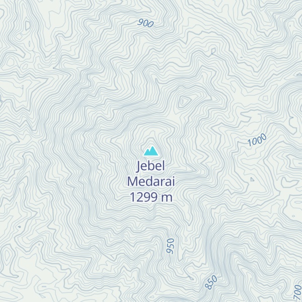 Map of Jebel Medarai